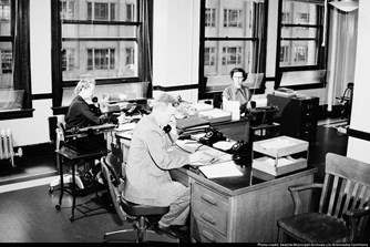 1950s office
