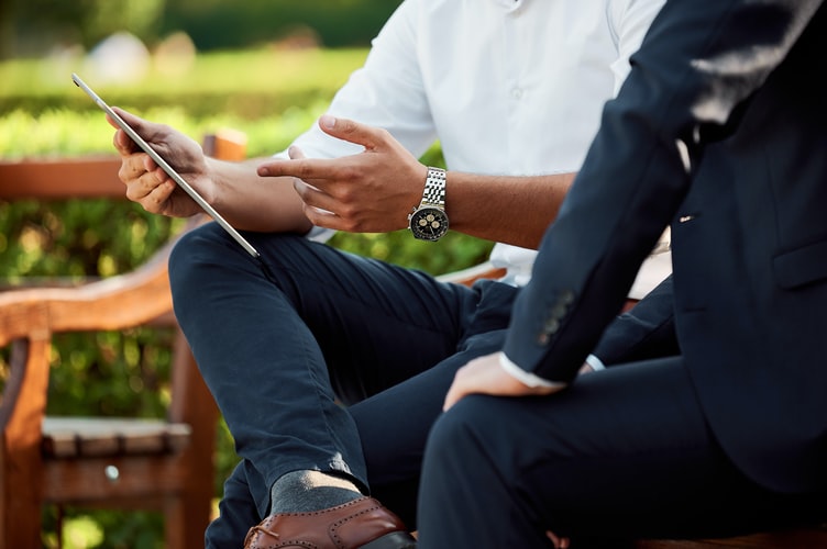work-chat-outdoors work-chat-outdoors